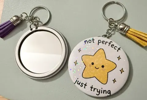 Classic Bragnet Keychain- 2.25” Round